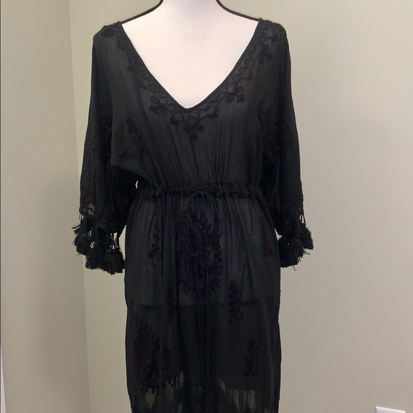 black swim coverup - Picture 2 of 6